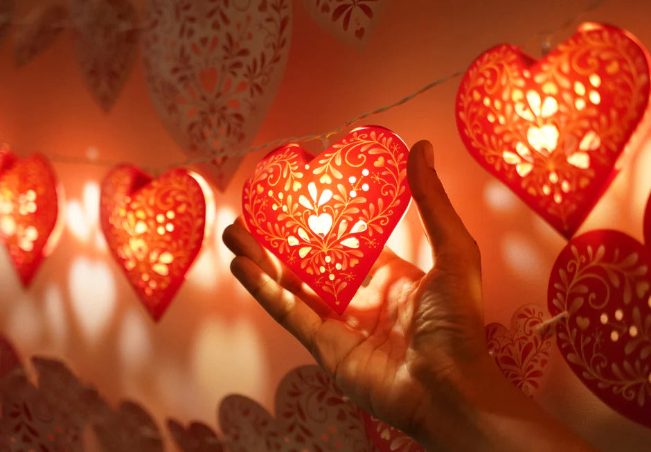 Set of 10 Sweet Hearts Fairy Lights