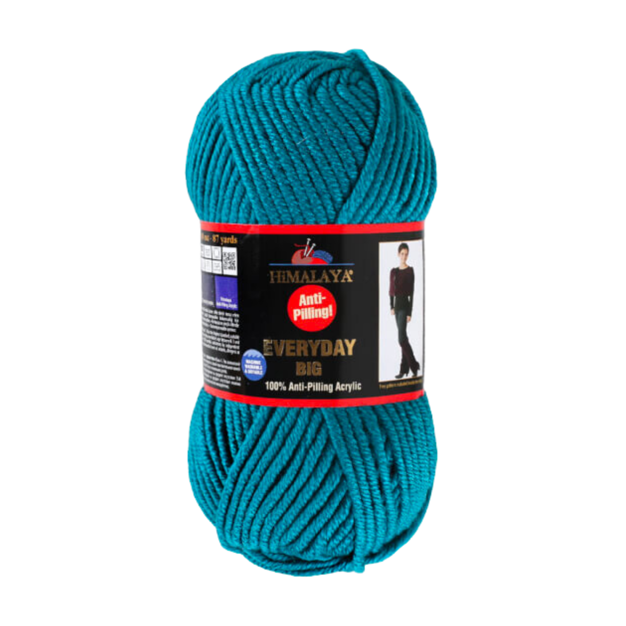 Himalaya Everyday 100% Anti-Pilling Acrylic Yarn, Celestial Blue - 70820
