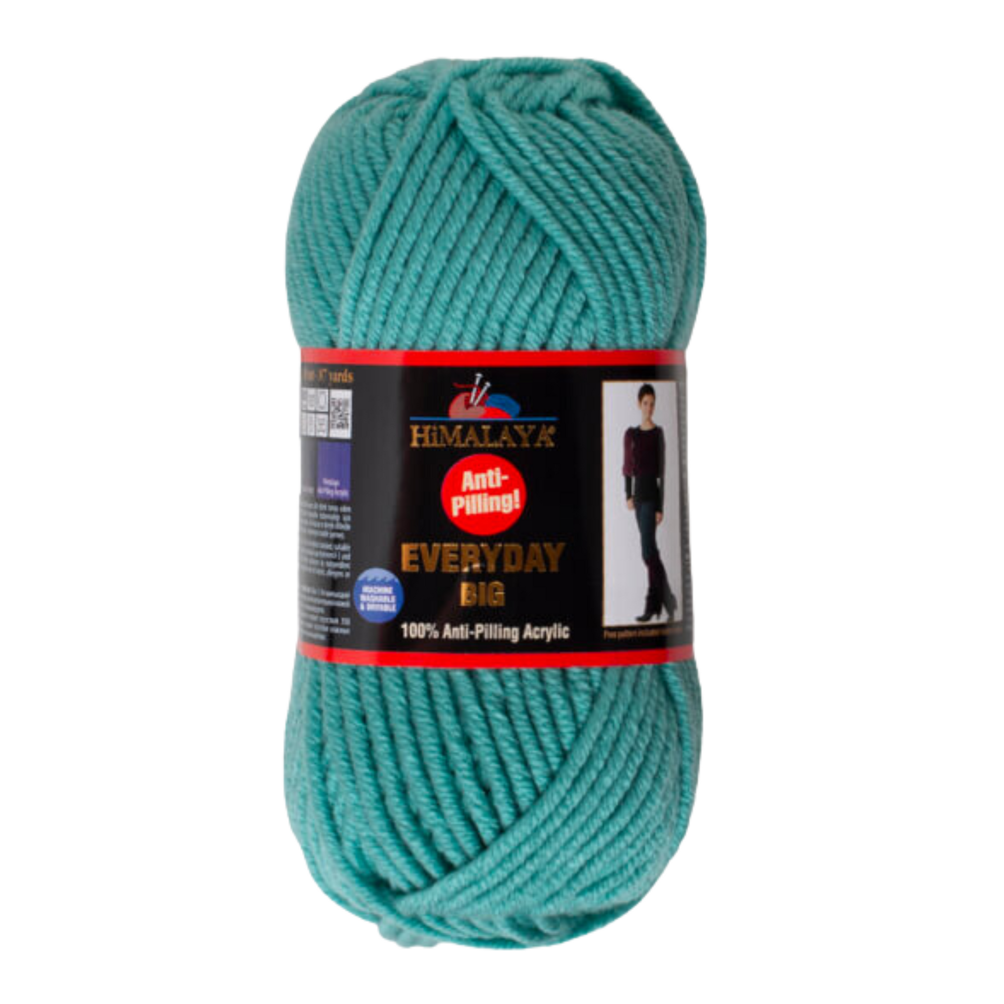 Himalaya Everyday 100% Anti-Pilling Acrylic Yarn, Forest Green - 70818