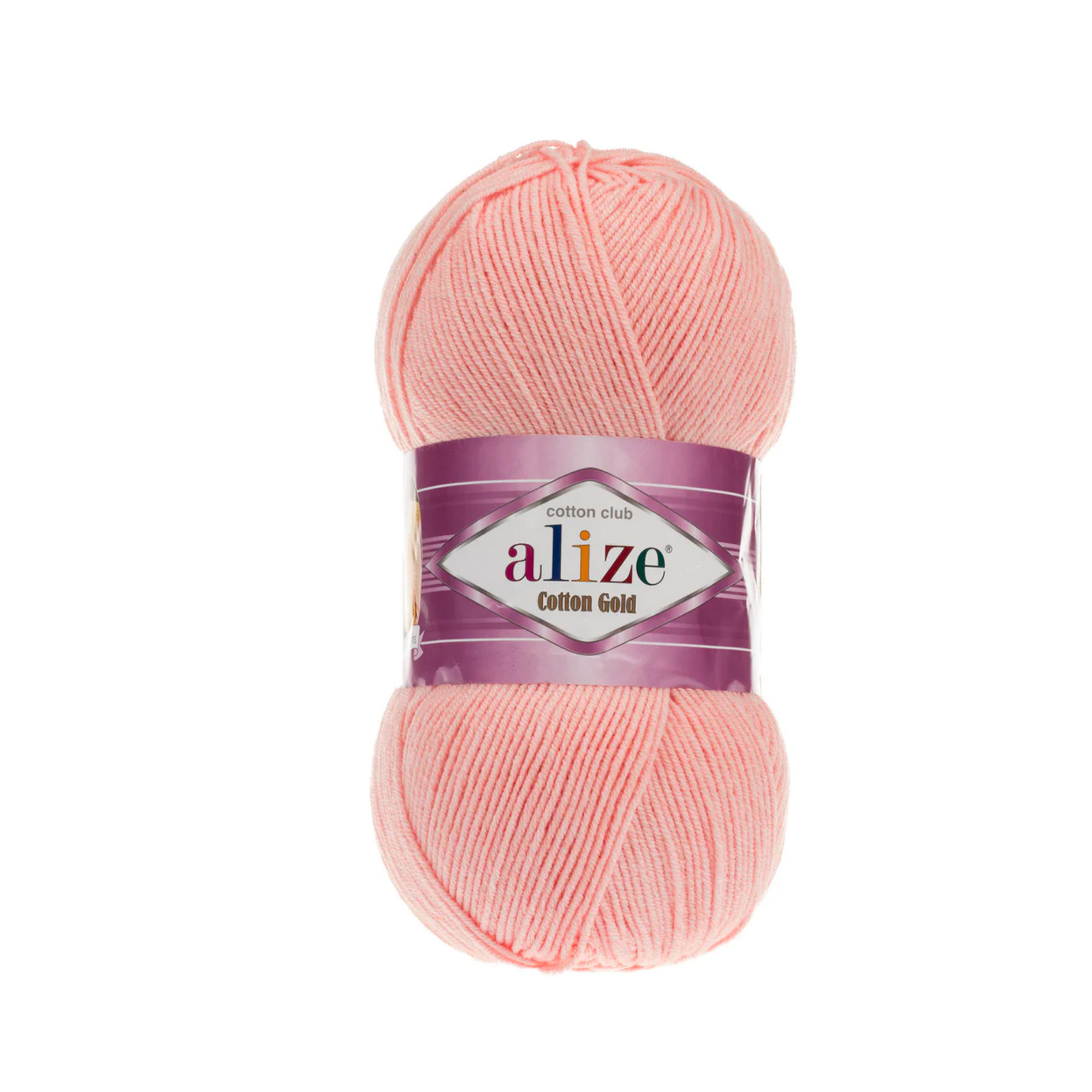 Alize Cotton Gold Knitting Yarn, Powder Pink - 393