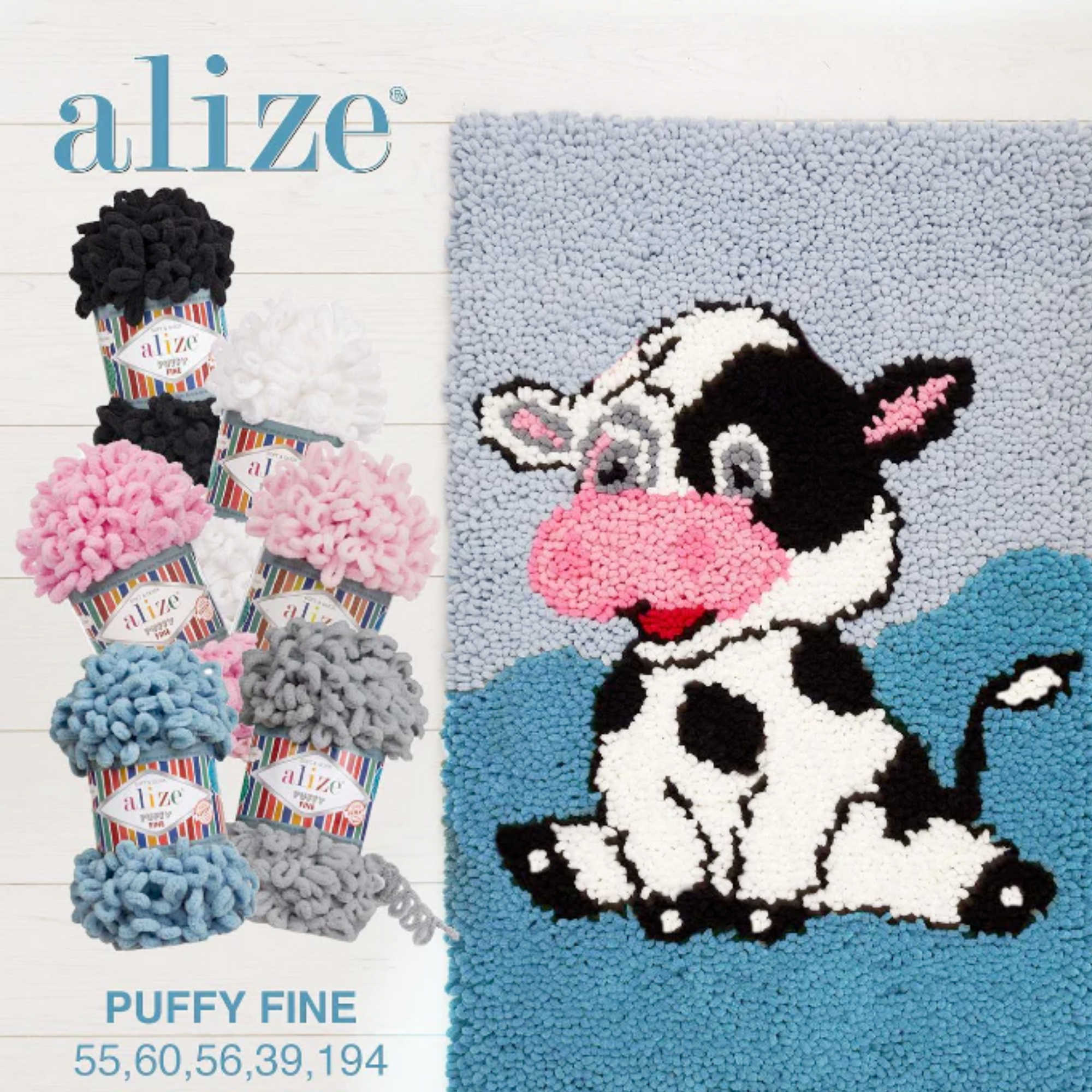 Alize Puffy Fine 100g, Cocoa Brown - 305