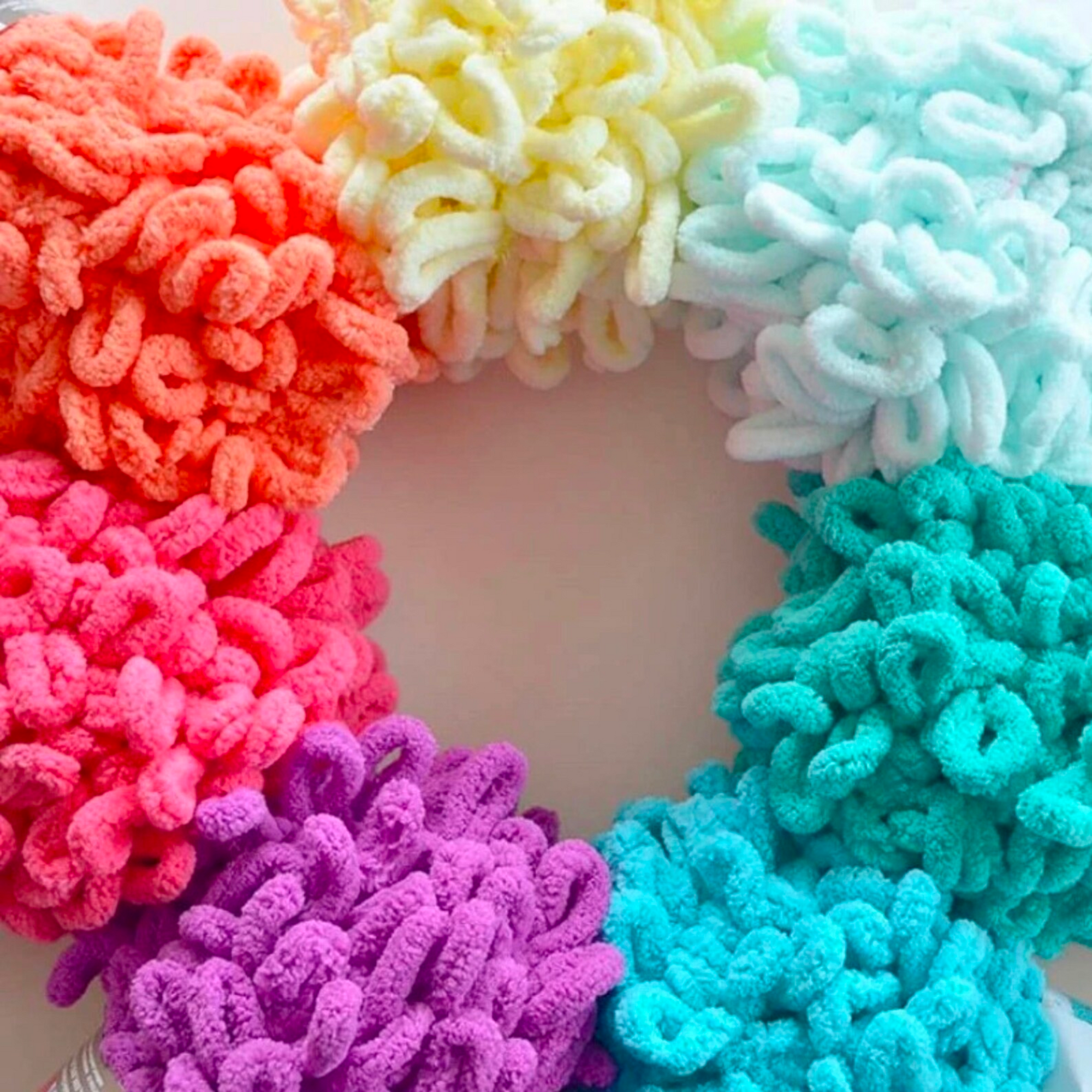 Alize Puffy Micro Poly Yarn 100g, Pinkish Orange - 529
