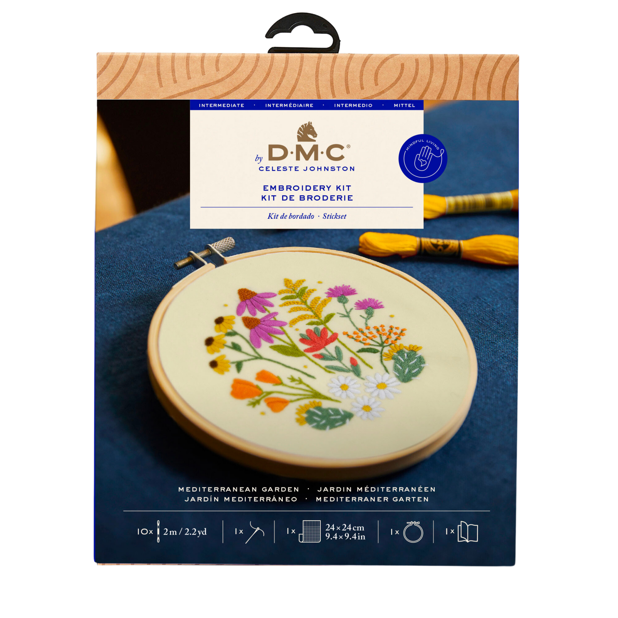 DMC Mediterranean Garden Embroidery Kit, TB203