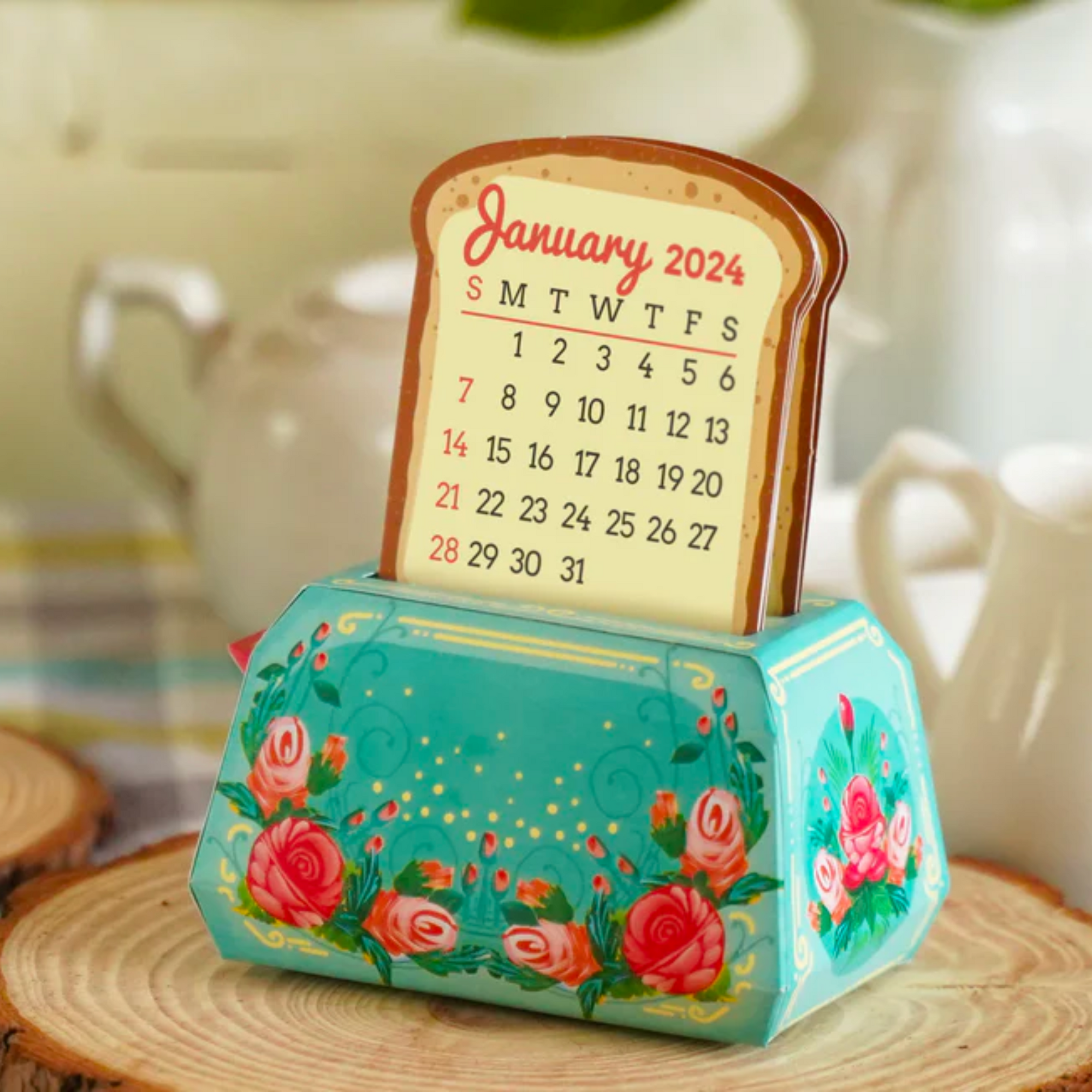 Kiyome Kraft DIY Desk Toaster Calendar 2024 Kit