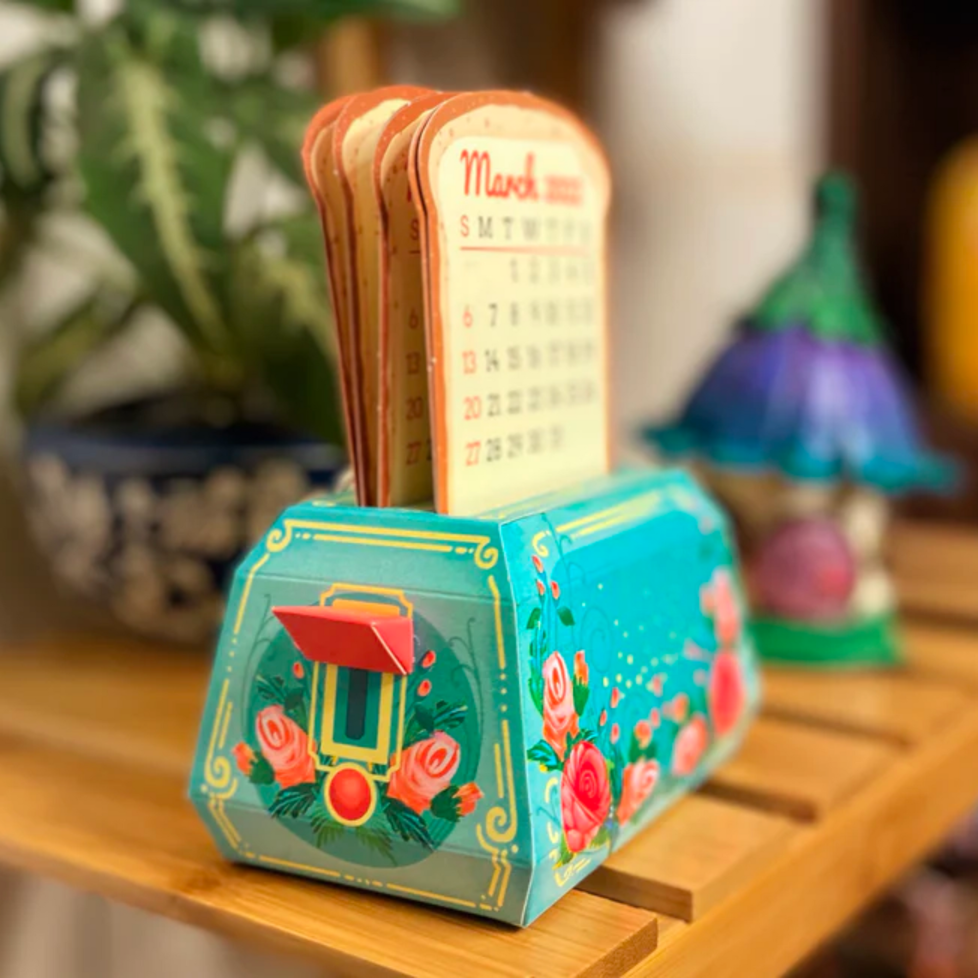 Kiyome Kraft DIY Desk Toaster Calendar 2024 Kit