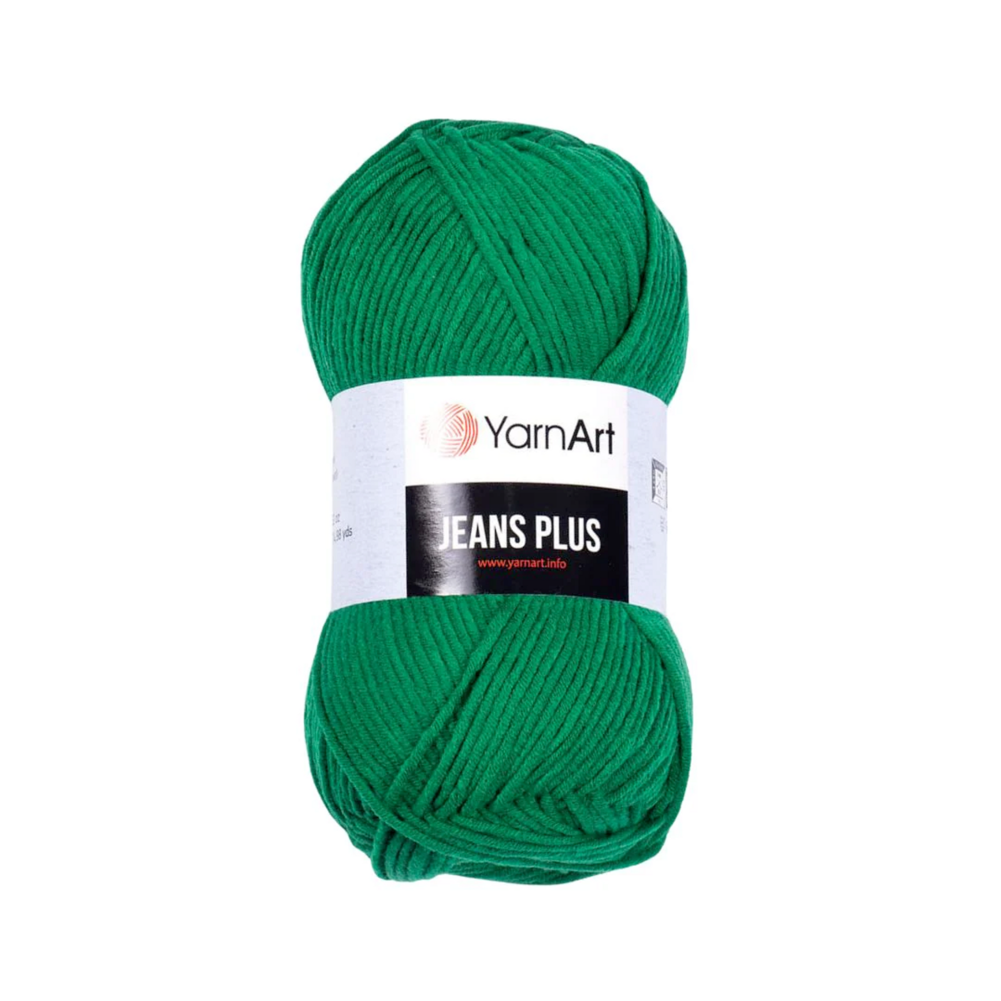 YarnArt Jean Plus Yarn, Emerald Green - 52