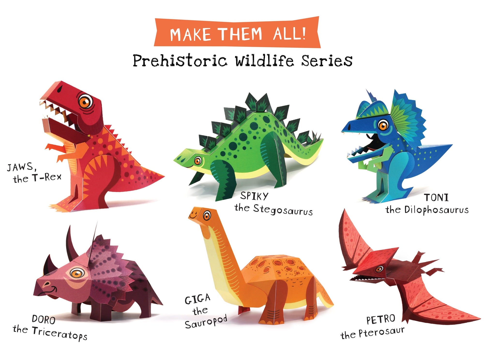 DIY Mini Friends | Prehistoric Animals Series : Dilophosaurus