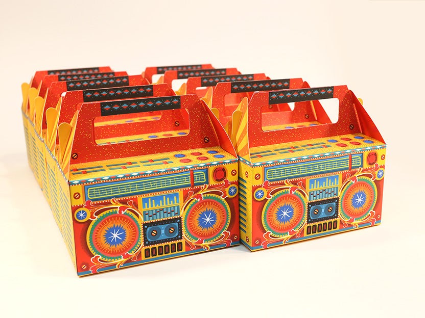 DIY Gift Boxes | Retro Boombox | Set Of 10 pieces