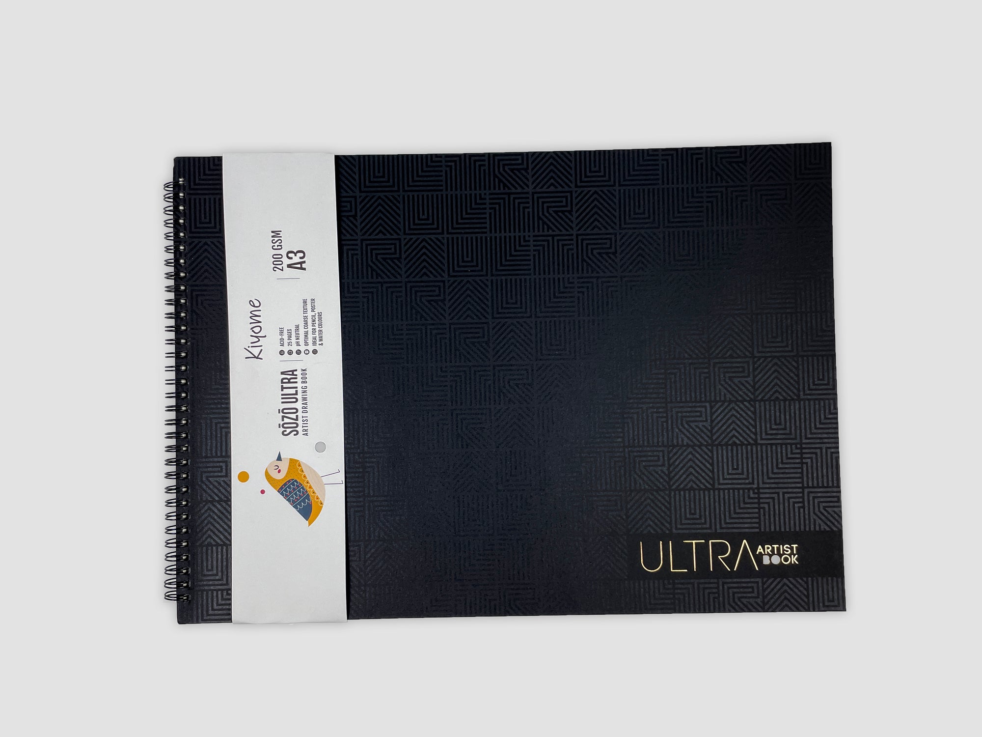 Kiyome SOZO Ultra Drawingbook | 200 GSM | A3 | 25 Sheets