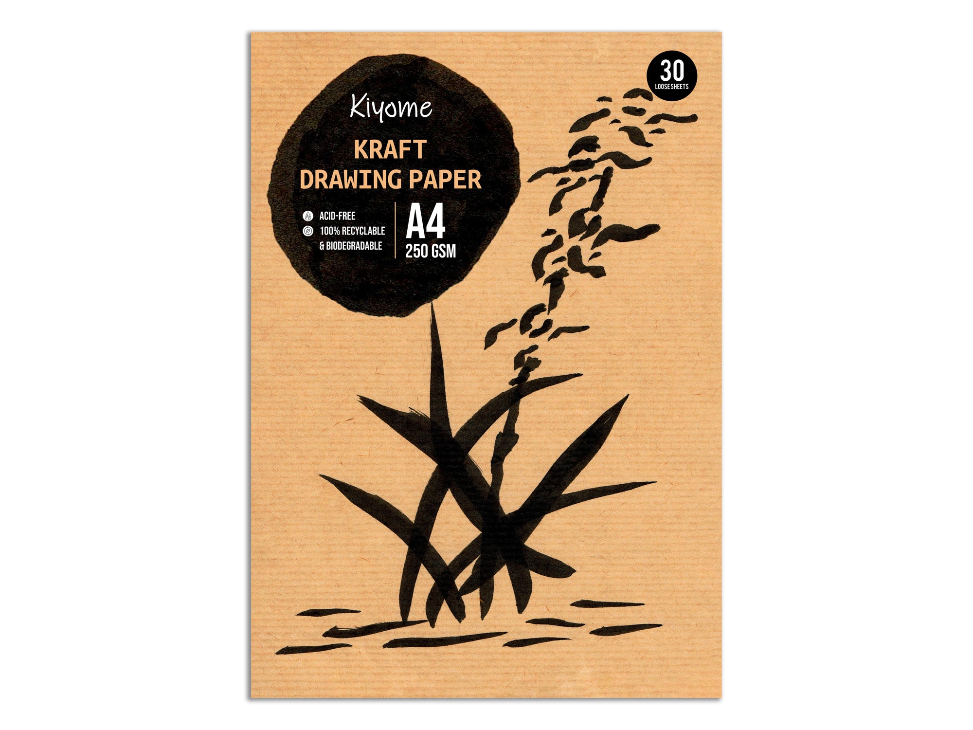 Kiyome Kraft Paper | 180 GSM | A4 | 30 Sheets