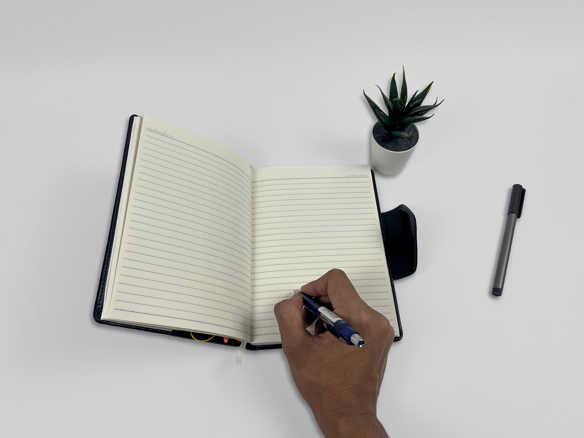 Kiyome Notebook | Soft Leather Textured Cover | 80 GSM | A5 | 192 Ruled Pages