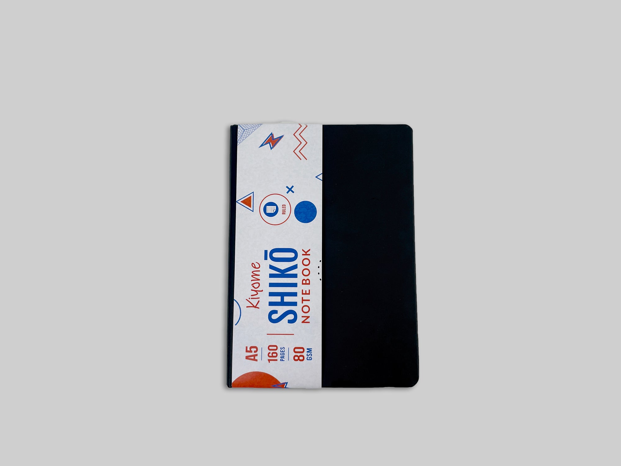 Kiyome SHIKO Notebook | Matte Hard Cover | 80 GSM | A5 | 160 Ruled Pages | 160 Sheets
