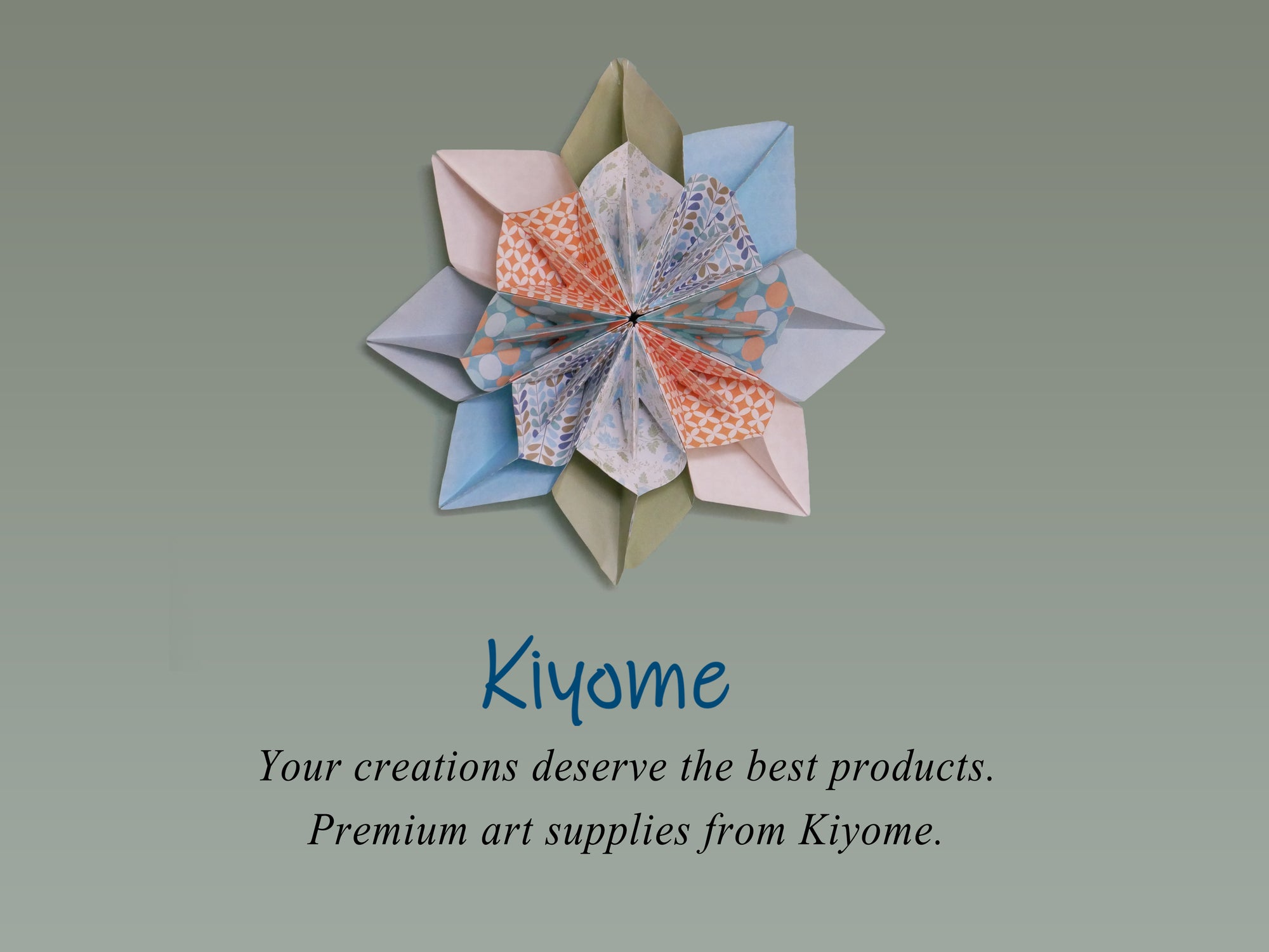 Kiyome Craft Paper | 160 GSM | A3 | Pastel Colours | 25 Sheets