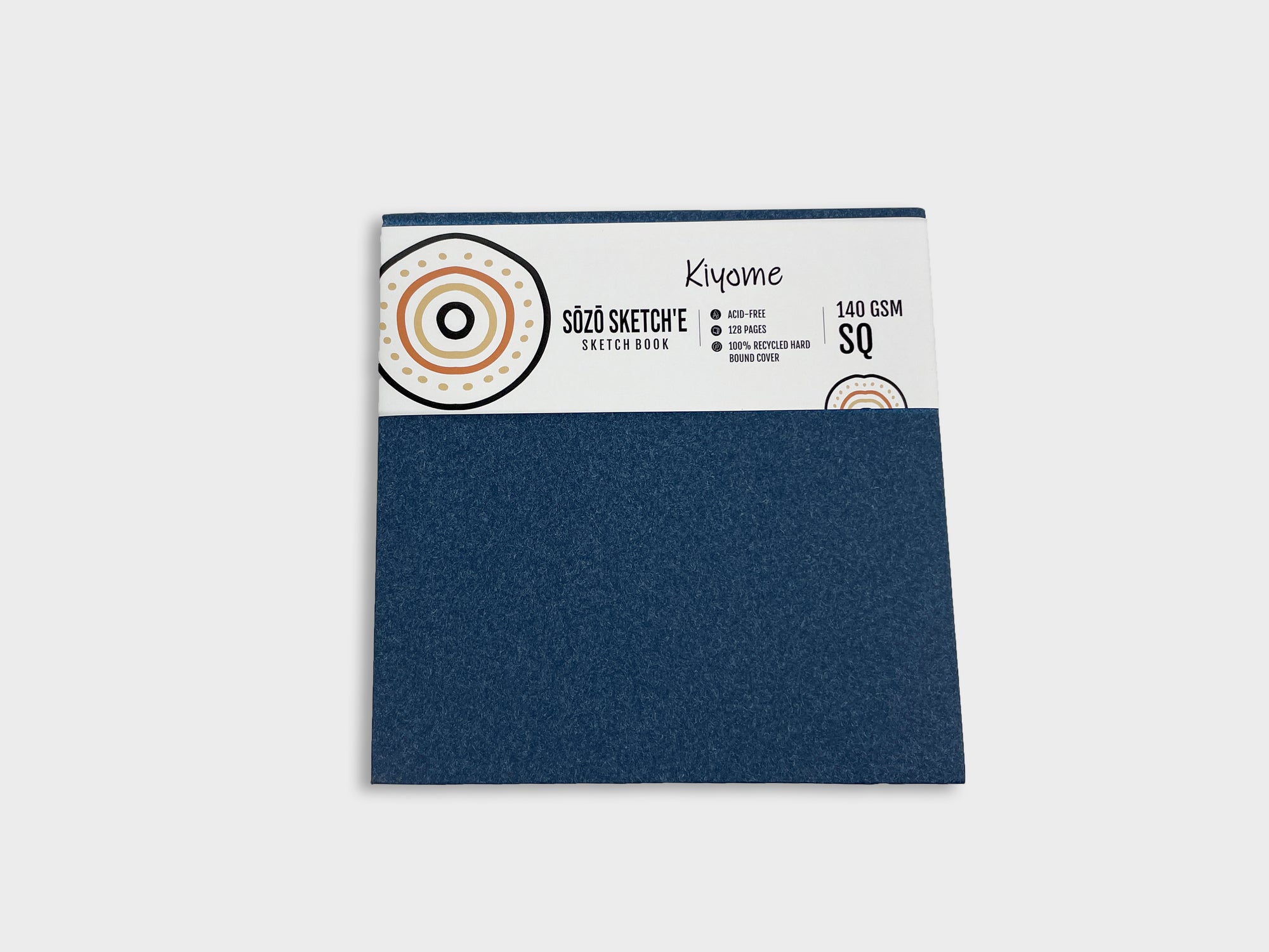 Kiyome SOZO Sketch'e Sketchbook | 140 GSM | Square Paper | Hardbound